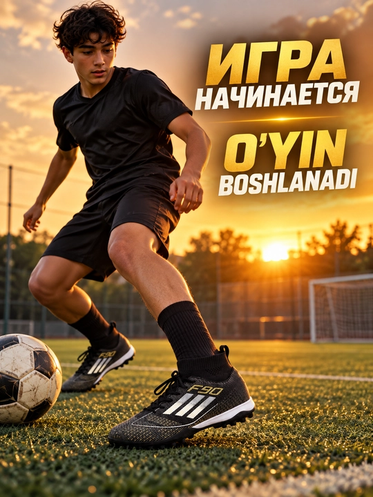 Futbol butsilar, erkaklar va o'smirlar uchun, 32-46 o'lcham