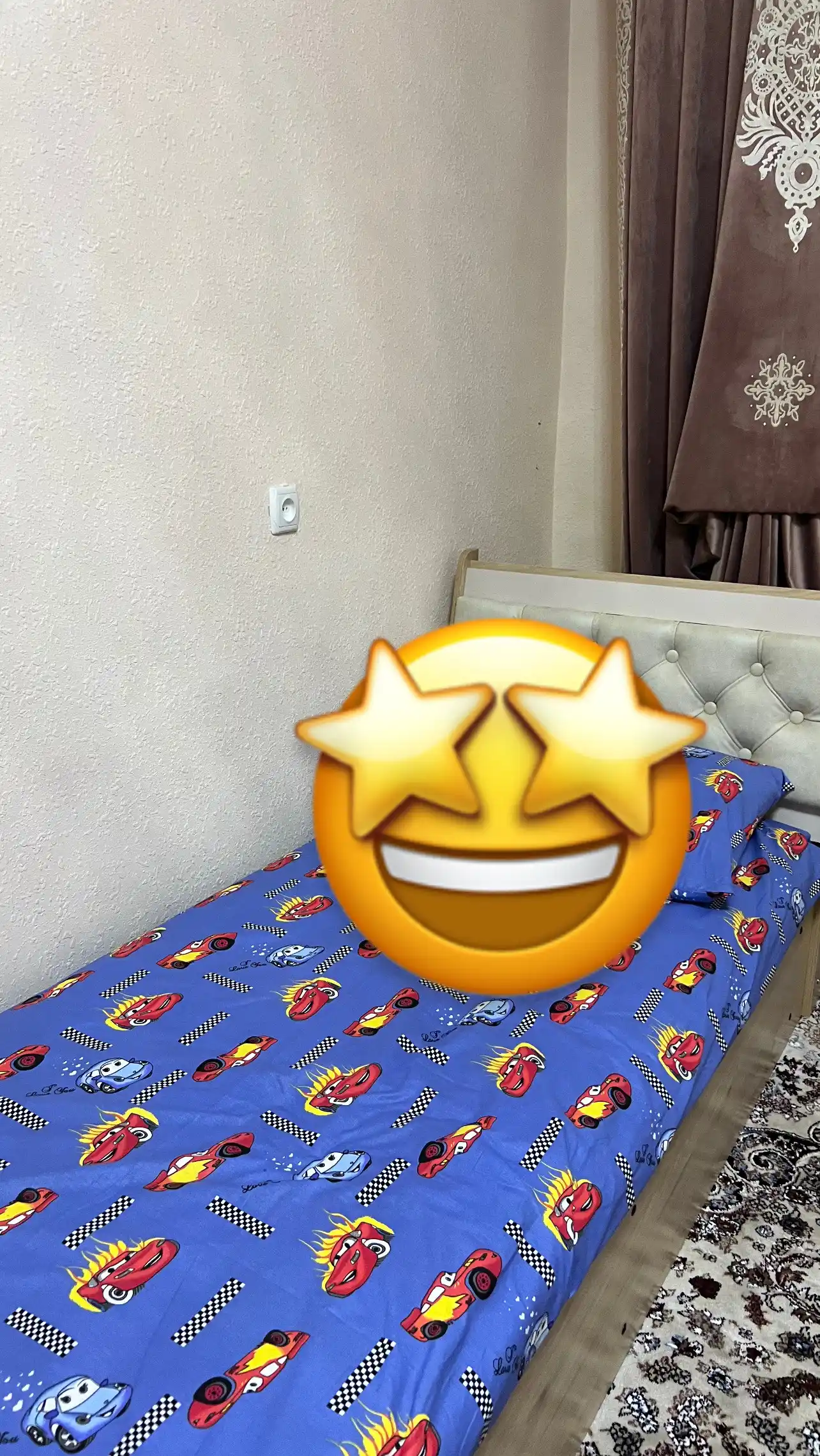 Детский комплект постельного белья, 100% хлопок, 1-спальный, простыня и наволочка