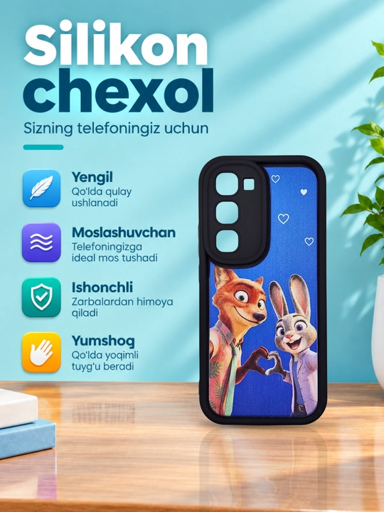 Infinix HOT 60 Pro Plus smartfoni uchun g'iloflar