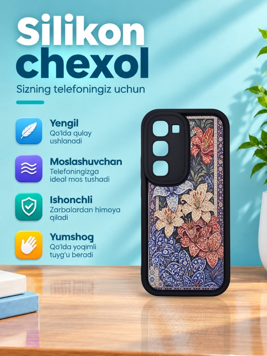 Infinix HOT 60 Pro Plus smartfoni uchun g'iloflar