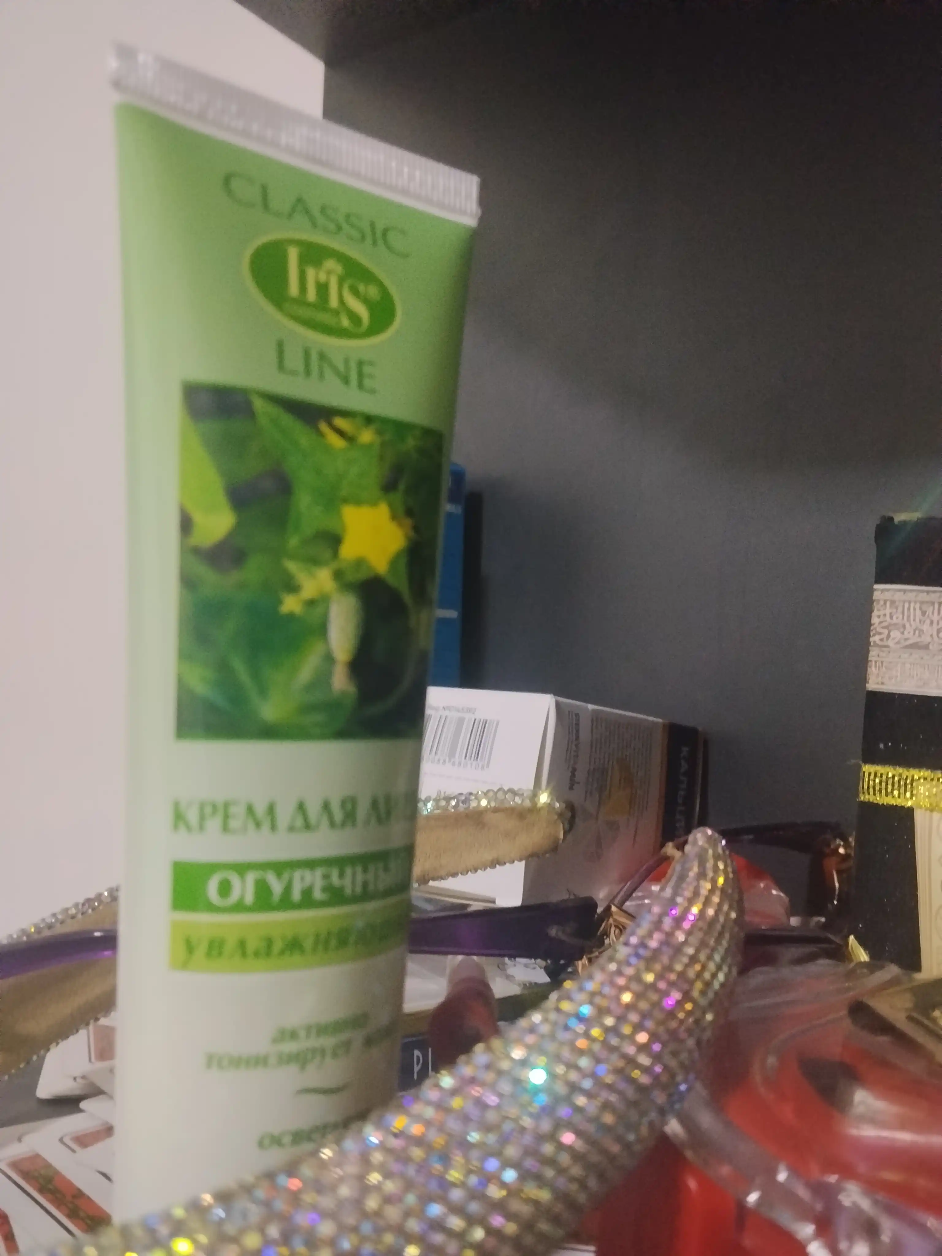 Крем для лица Iris Cosmetic, огуречный, 100 мл