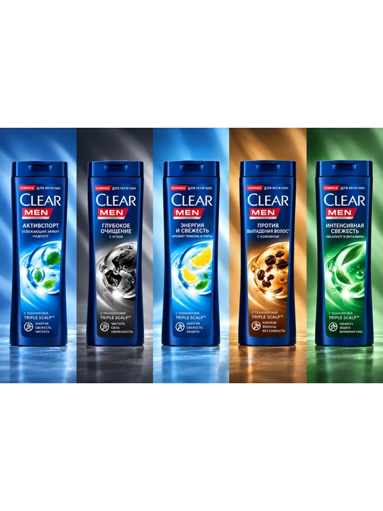 Clear shampuni 380 ml, 15 dona - 