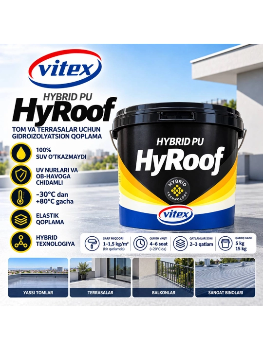 Гидроизоляционное покрытие VITEX HyRoof - 