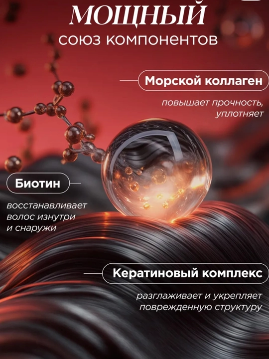 Набор MIXIT Hair Expert: шампунь, спрей и комплекс Collagen & Biotin для волос
