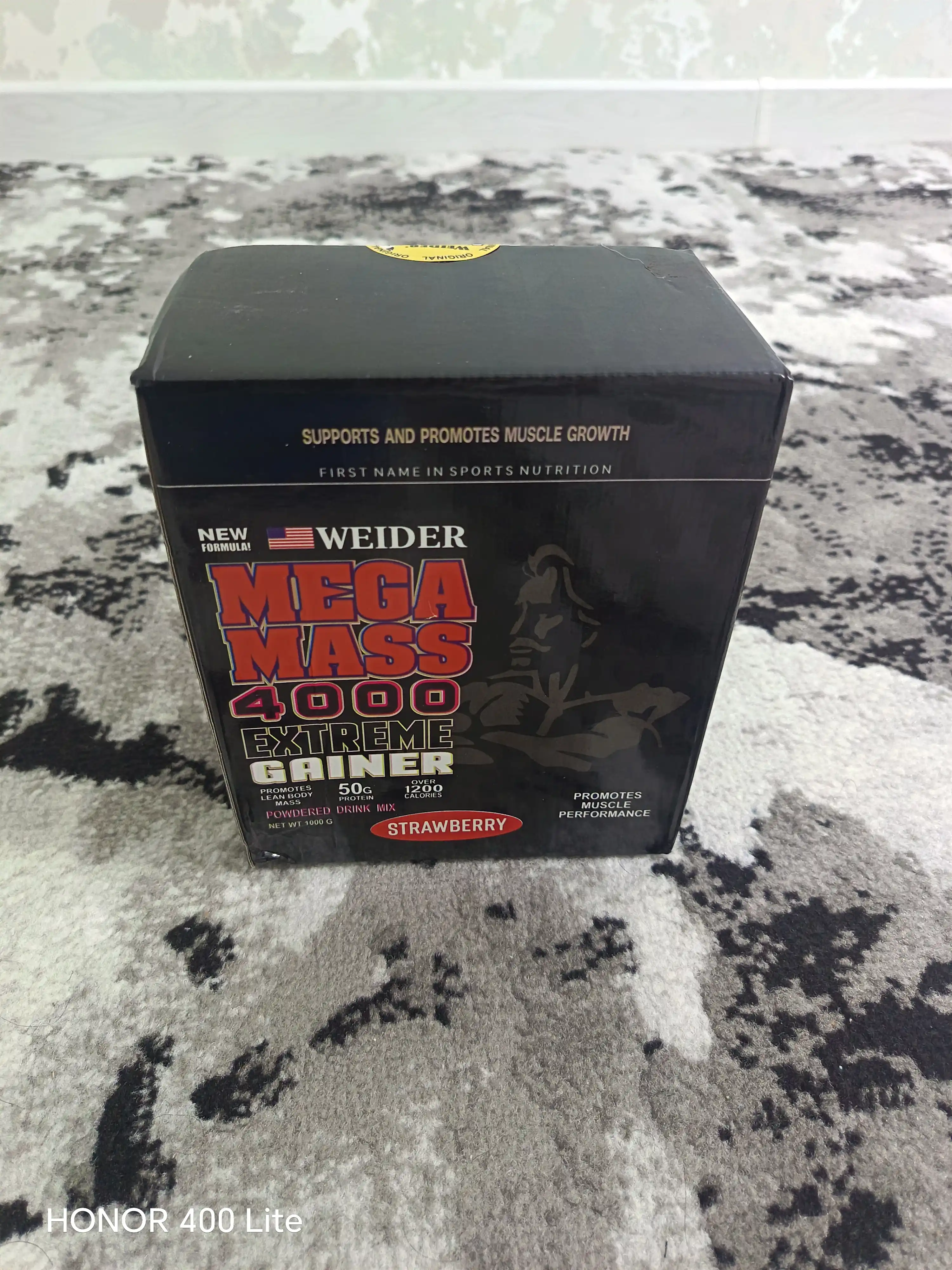 Гейнер Mega Mass Gainer Black, для набора массы, 7-3-1  кг
