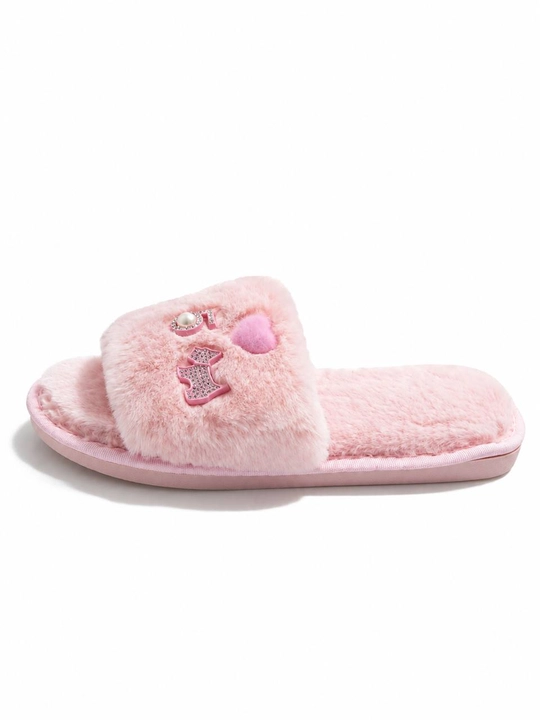 Ayollar uchun yumshoq uy shippaklari, mo‘ynali tapochki, yurakchali, Hello Kitty