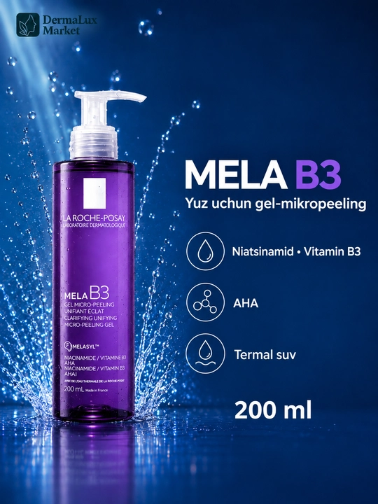 Очищающий гель для лица Mela B3, нежная текстура гель для умывания для ухода за кожей лица