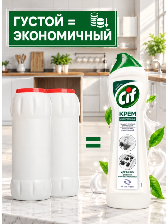 Чистящее средство CIF, 500ml 2 шт
