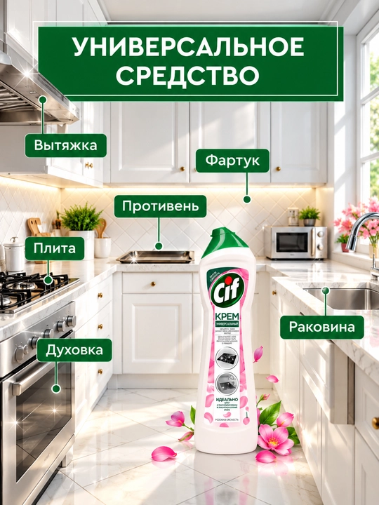 Чистящее средство CIF, 500ml 2 шт