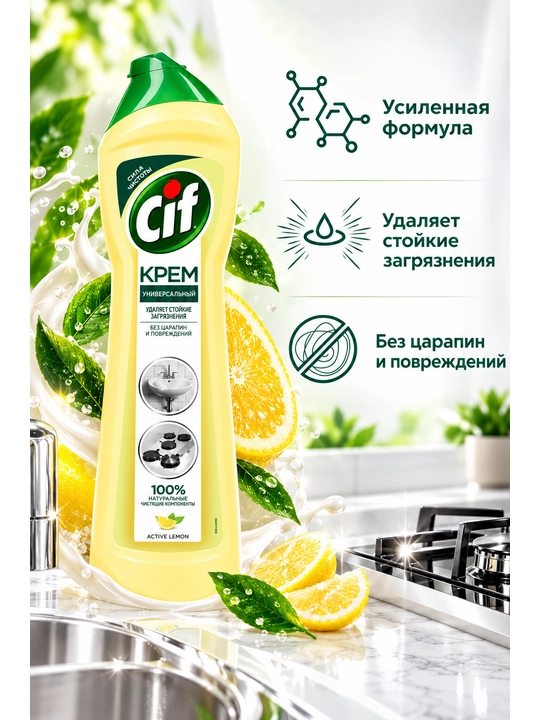 Чистящее средство CIF, 500ml 2 шт