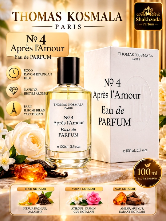 Thomas Kosmala №4 Après l’Amour Eau de Parfum 100 ml - 