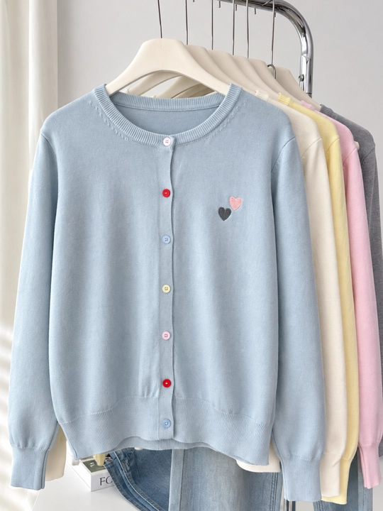 Kardigan, sviter ayollar uchun, kuz, qish, bahor, mayin mato, standart o'lcham S-XL - 
