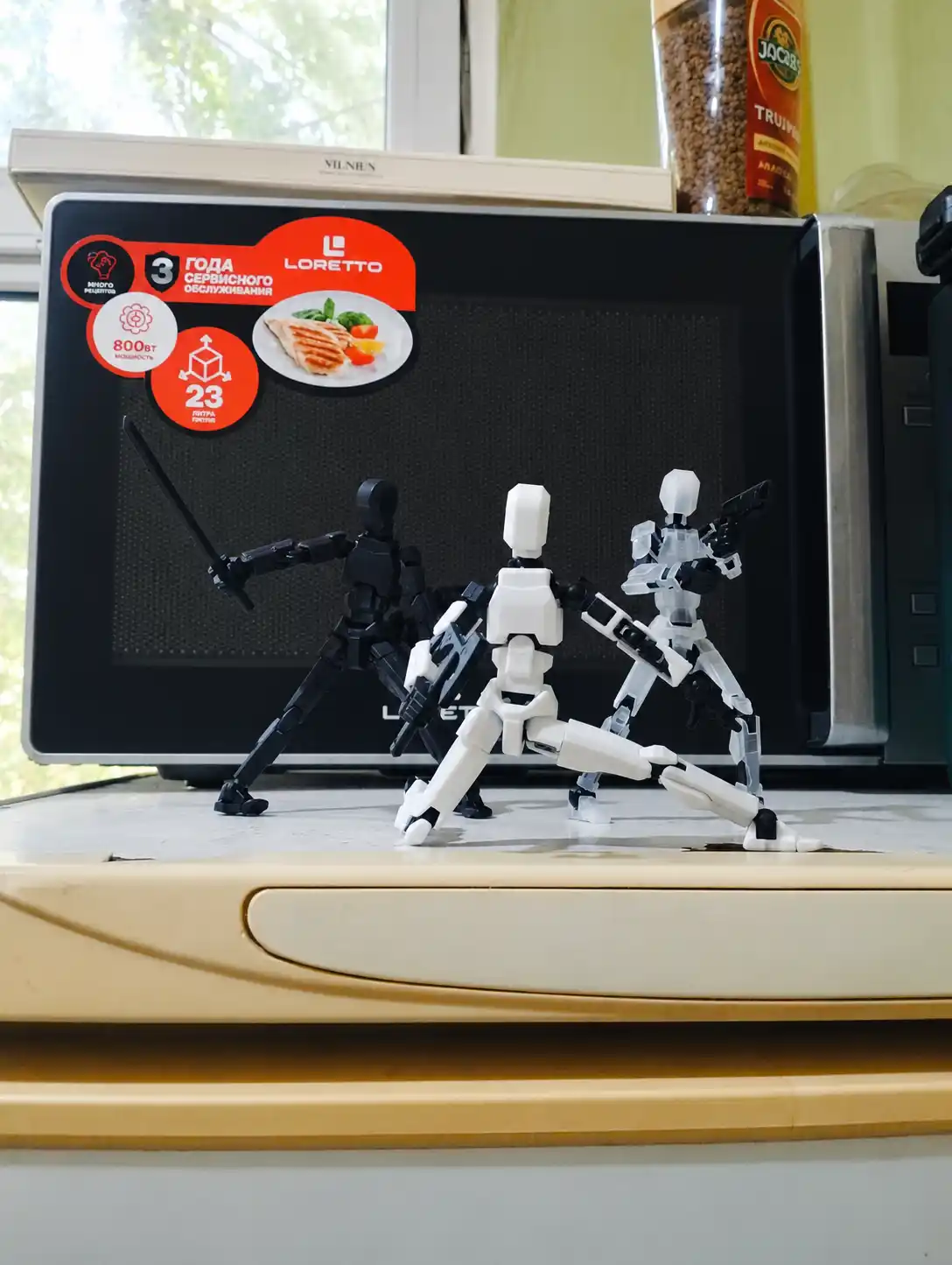 3D конструктор робот — магнитная игрушка, 6 цветов, сборная интерактивная модель
