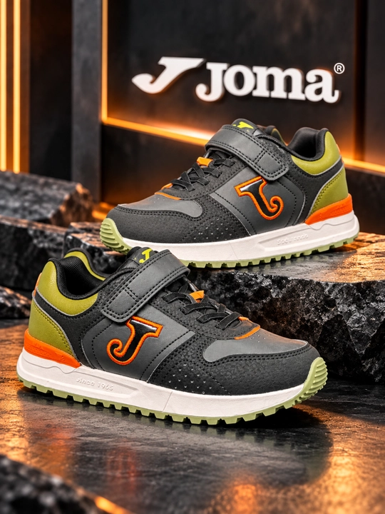 Детские кроссовки Joma Tornado Jr серые на липучке, арт. JTORW2531V