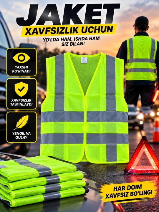 Avtomobil umumishlab chiqarish ishlari uchun mo‘ljallangan yorug‘lik qaytaruvchi nimcha