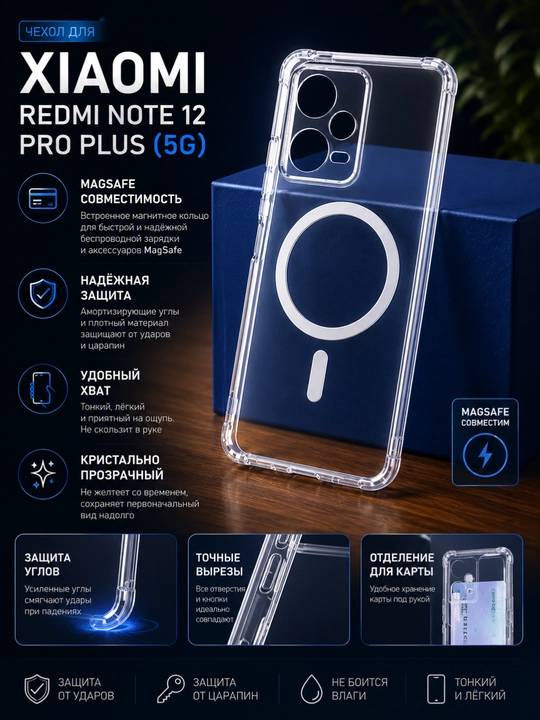 Чехлы для смартфонов Redmi Note 12 Pro Plus
