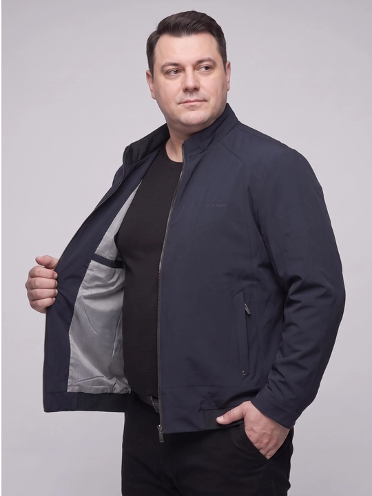 Erkaklar katta o'lchamdagi klassik yengil kurtka, vetrovka, bahor-kuz, 4XL-8XL, Xitoy