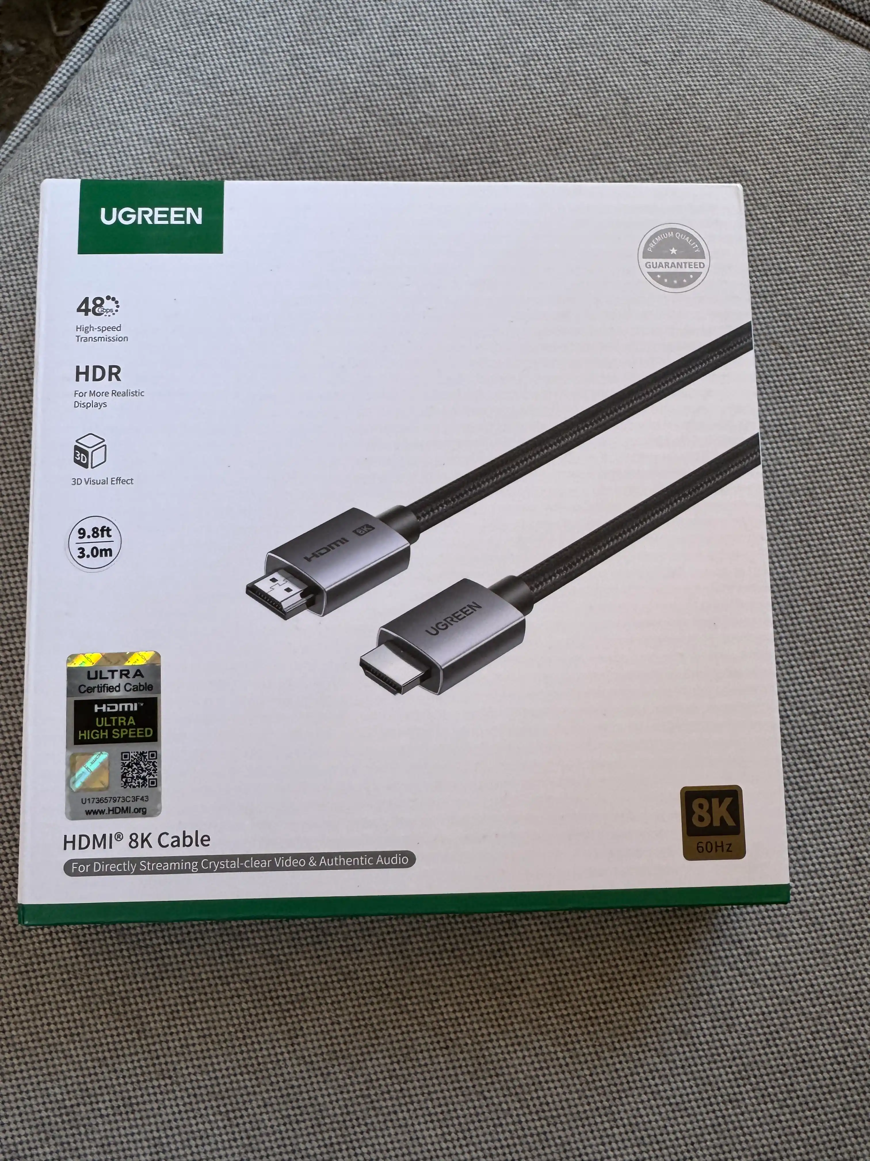 Кабель UGREEN HDMI 2.1 8K HD171
