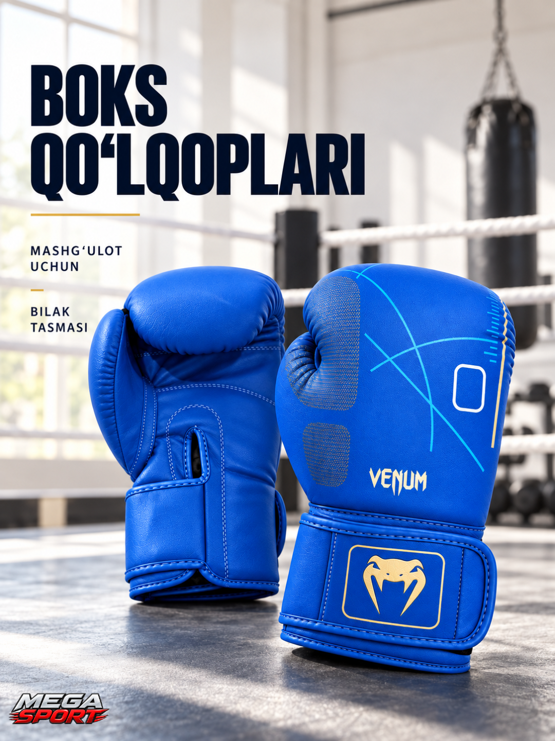 Professional boks va jangovar sport qo‘lqoplari - 