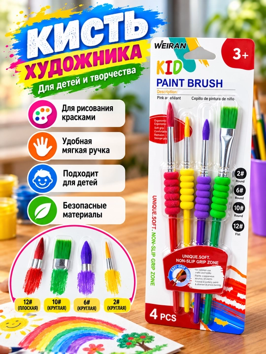 Набор художественных кистей для рисования