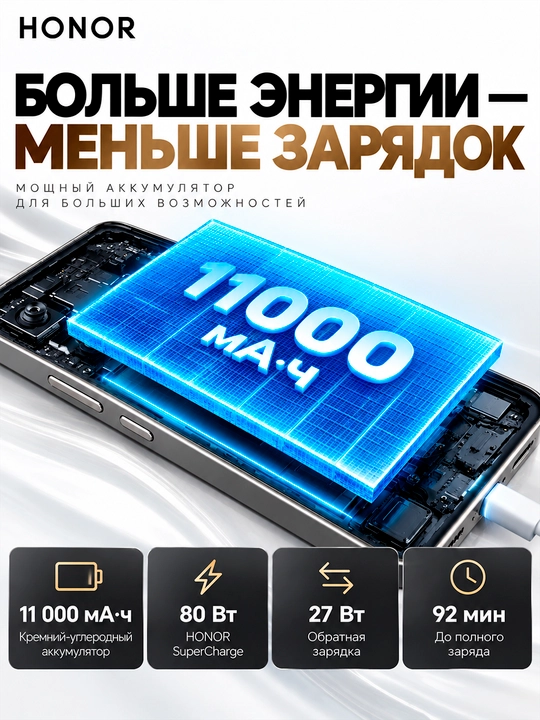 HONOR X9e Pro 5G smartfoni, 8/256 GB, 11 000 mA·soat, 108 MP OIS, OLED 120 Gts