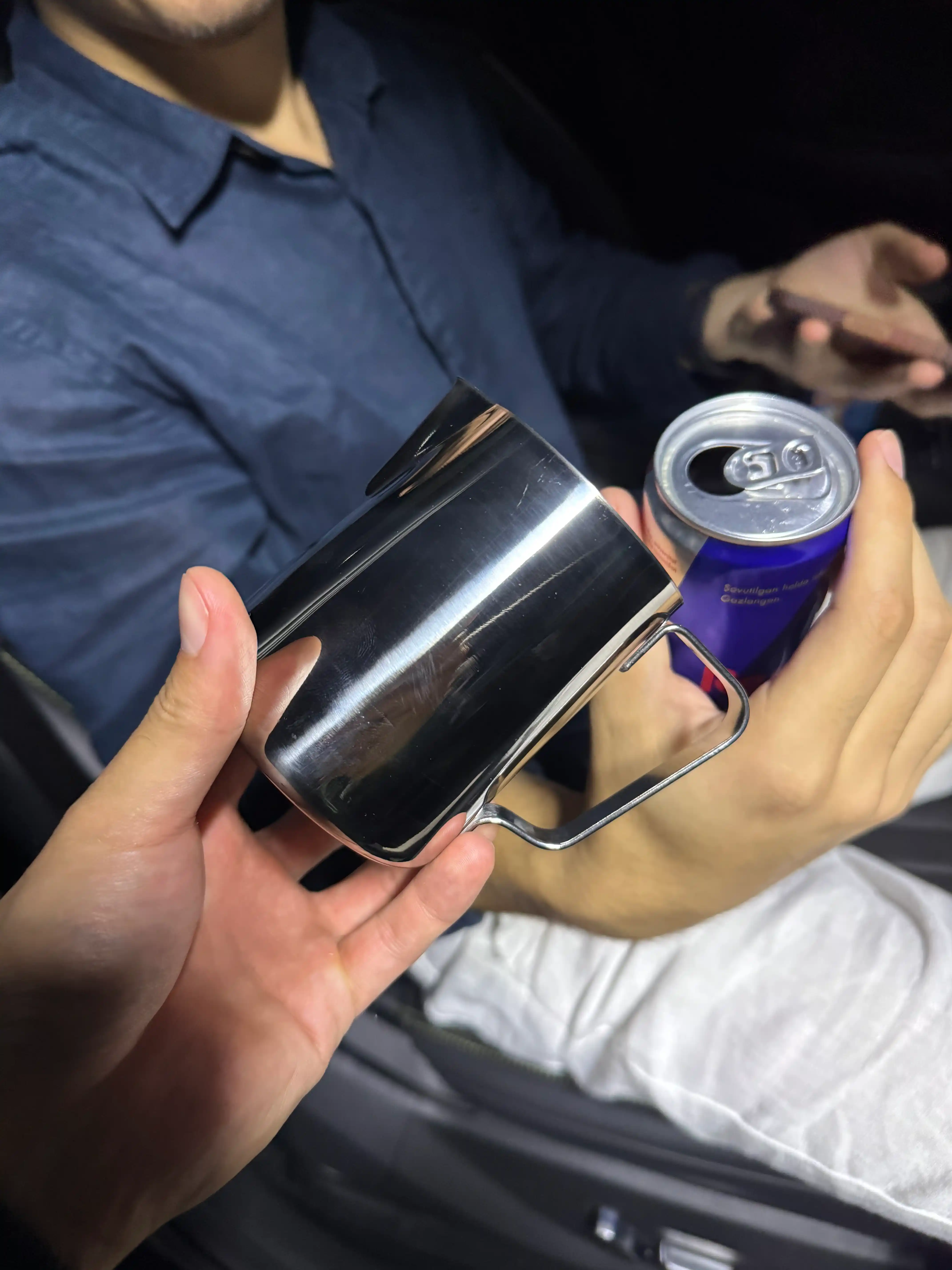 Qahva pitcheri 600 ml,350 ml, zanglamaydigan po‘latdan–sut ko‘pirtirish va latte-art uchun