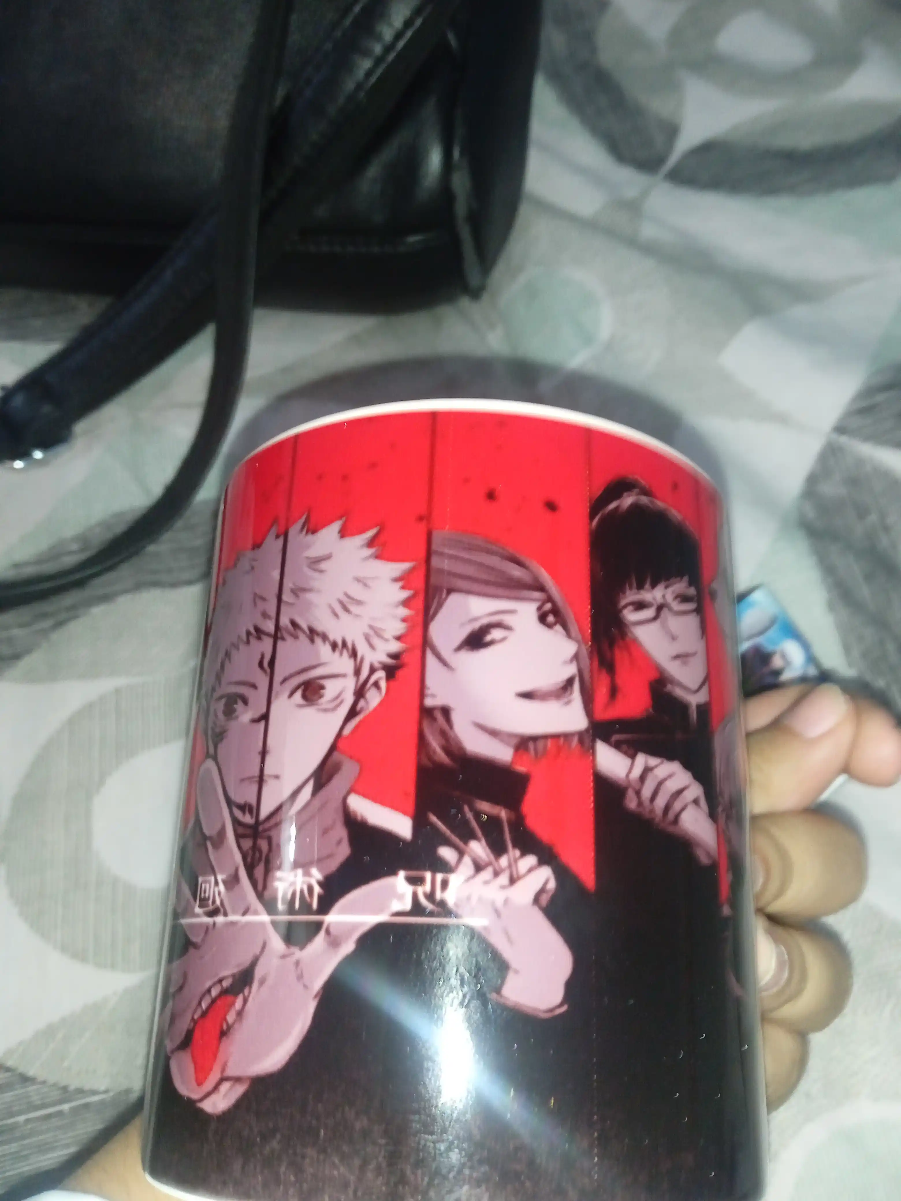 330 ml anime printli krujka One Piece Death Note Jujutsu Kaisen sovg‘a uchun