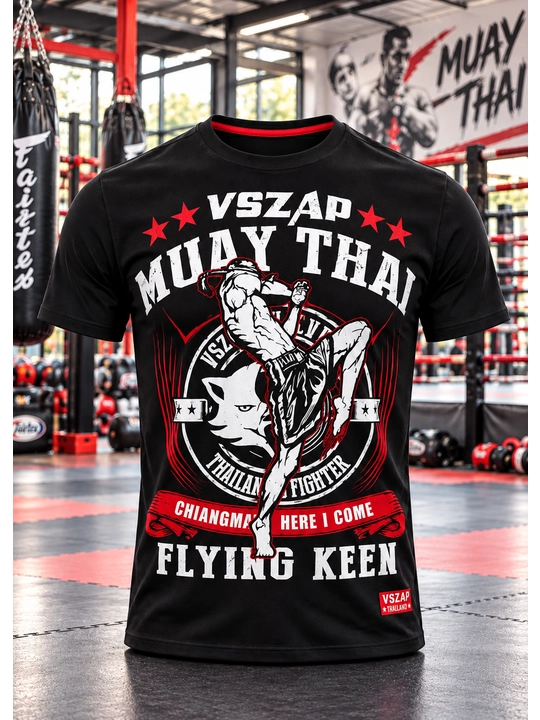 Чёрная мужская футболка Khamzat Chimaev, в стиле MMA, для спорта, материал: синтетика - 