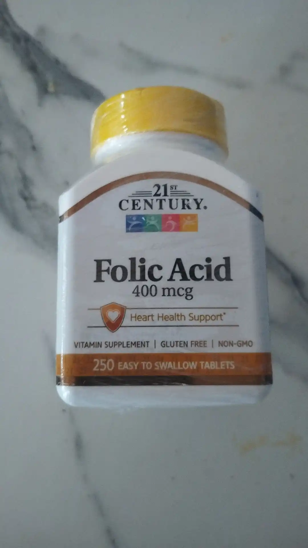 Foliy kislotasi 400 mkg, 21st Century Folica Acid, 250 ta tab, Halol