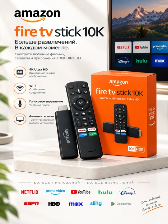 Amazon IPTV / TV Stick 5G — удобное устройство для Smart TV и мультимедиа - 