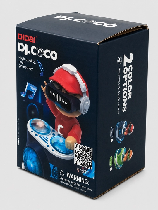 Interaktiv o'yinchoq DJ.COCO DIDAI dikdjey musiqa, yorug'lik va raqs bilan