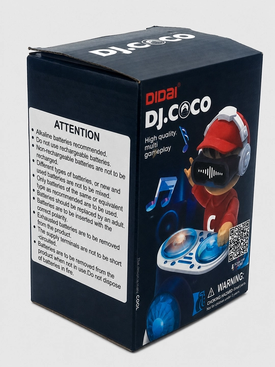 Interaktiv o'yinchoq DJ.COCO DIDAI dikdjey musiqa, yorug'lik va raqs bilan