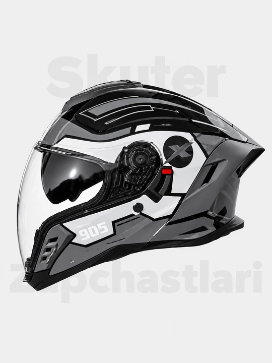 AXK moto shlem, skuter kaska va mototsikl uchun himoya moto kaska Model: 905