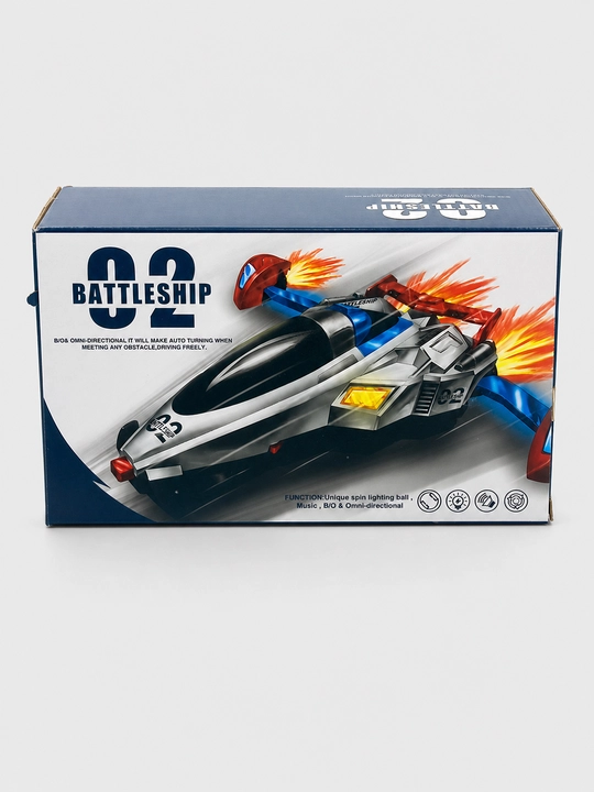 Poyga mashinasi Battleship 02 DiDAI musiqa, yorug'lik va transformatsiya bilan