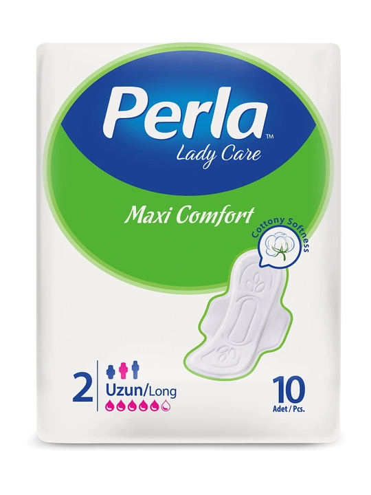 Женские гигиенические прокладки Perla MAXI Comfort plus , 10 шт - 