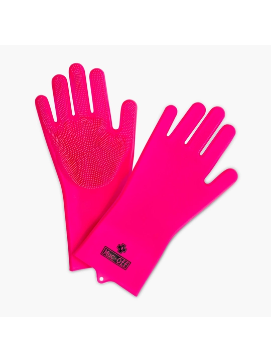 Muc-Off Deep Scrubber Gloves — силиконовые перчатки для чистки велосипеда - 