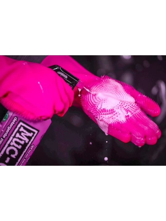 Muc-Off Deep Scrubber Gloves — силиконовые перчатки для чистки велосипеда