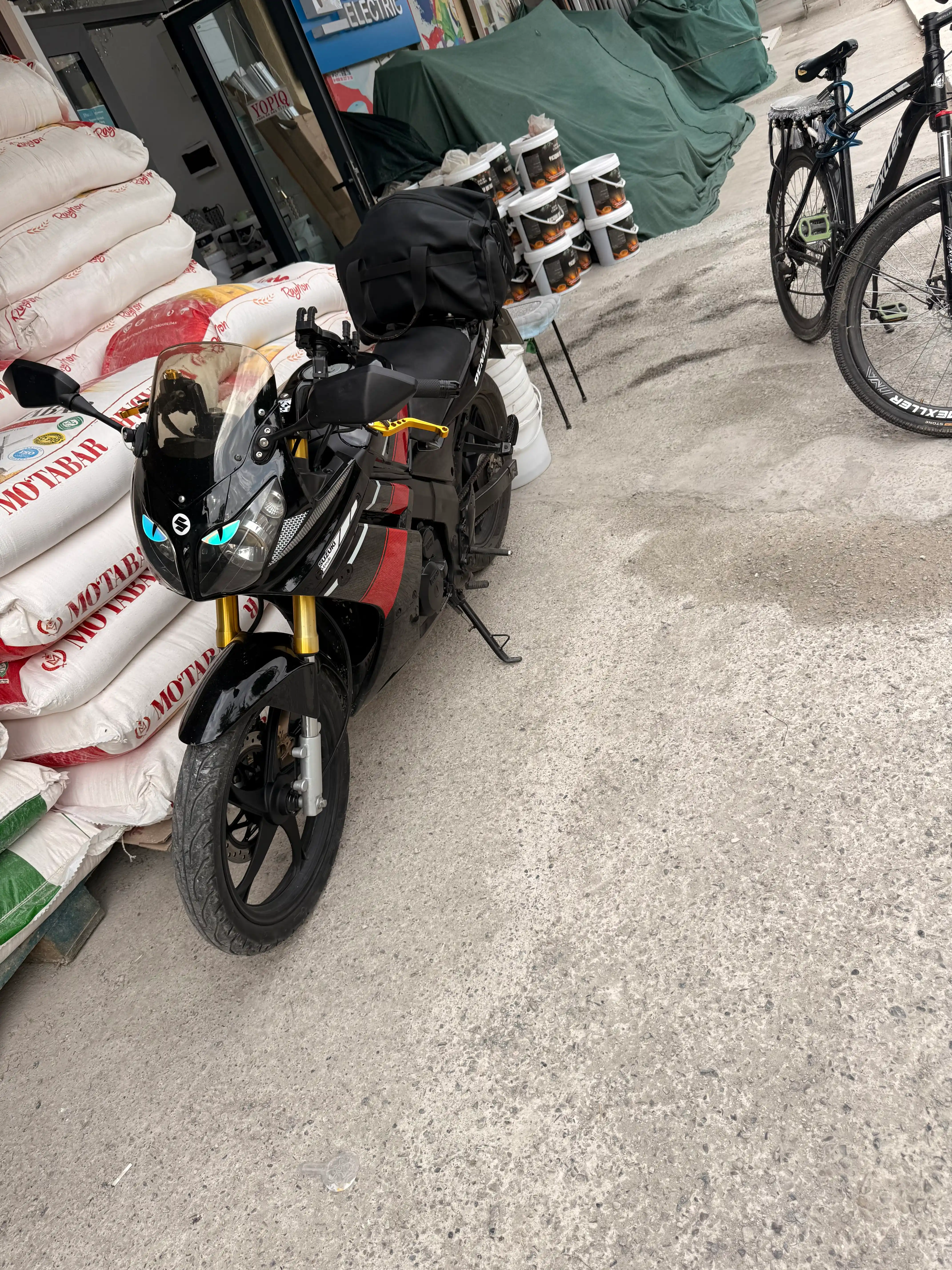 Skuter va mototsikl uchun suv qaytaruvchi himoya chexoli L–4XL