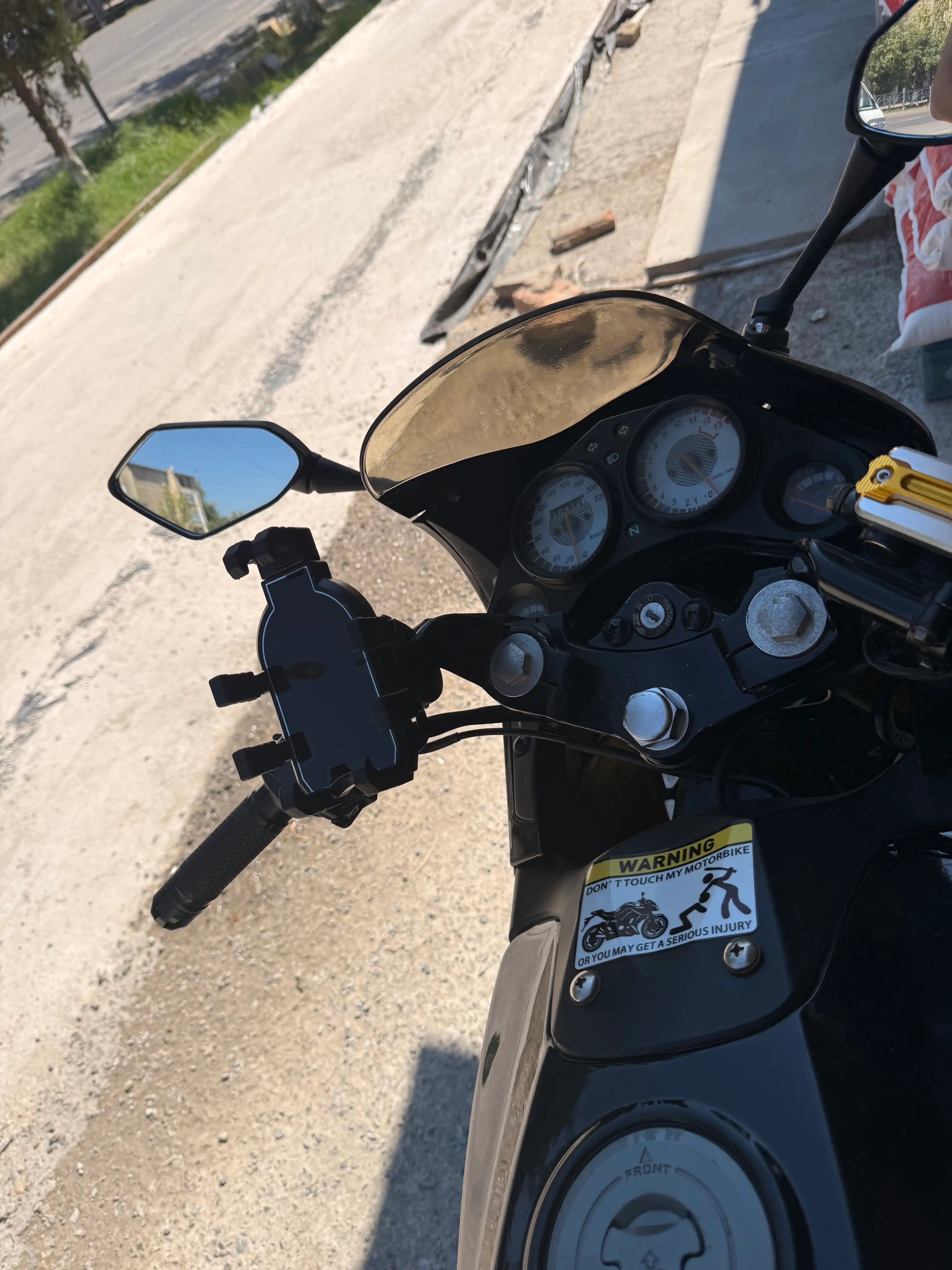 "Don't Touch My Motorbike" наклейка для скутера, мотоцикла, автомобиля