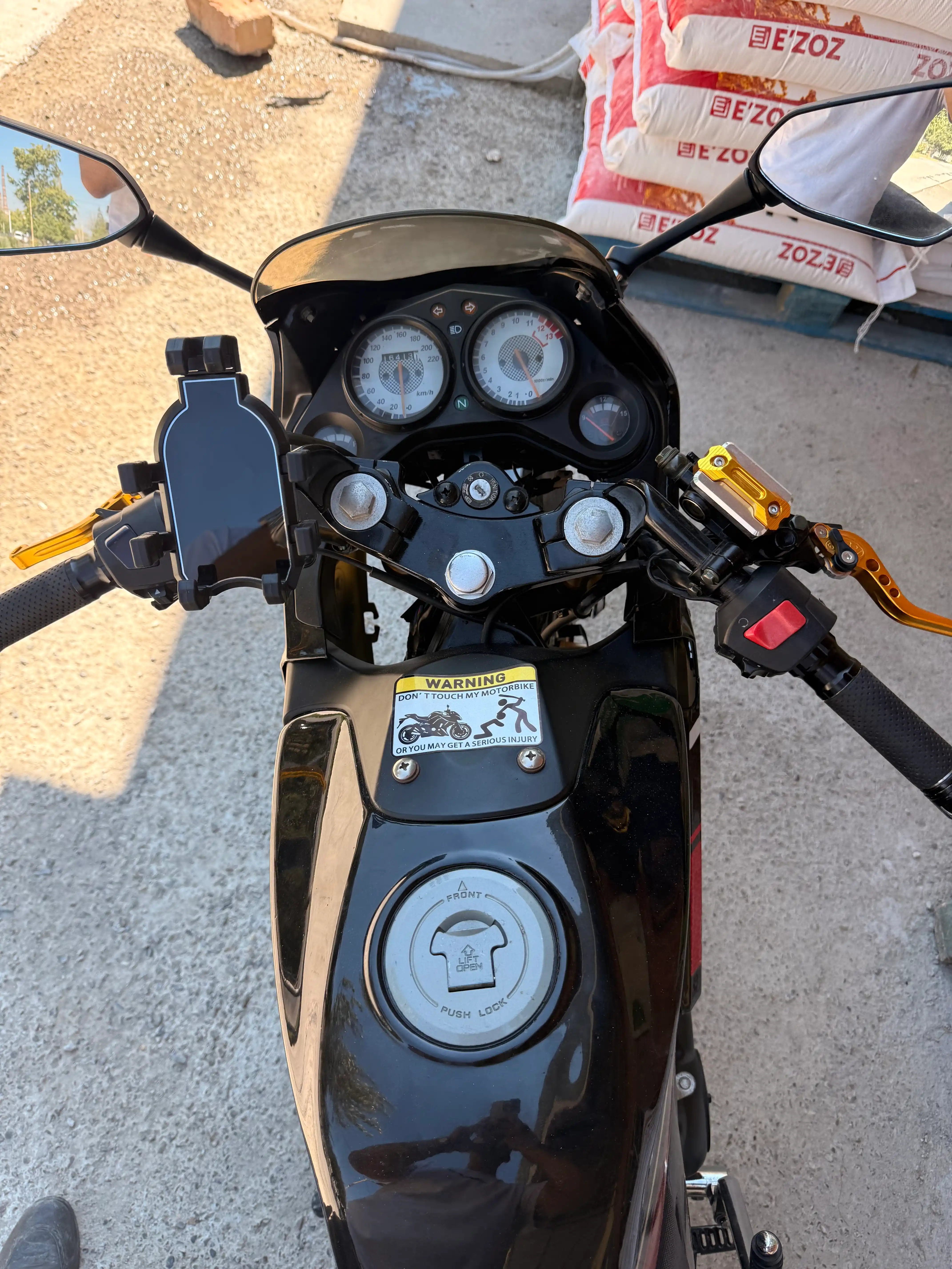 "Don't Touch My Motorbike" наклейка для скутера, мотоцикла, автомобиля