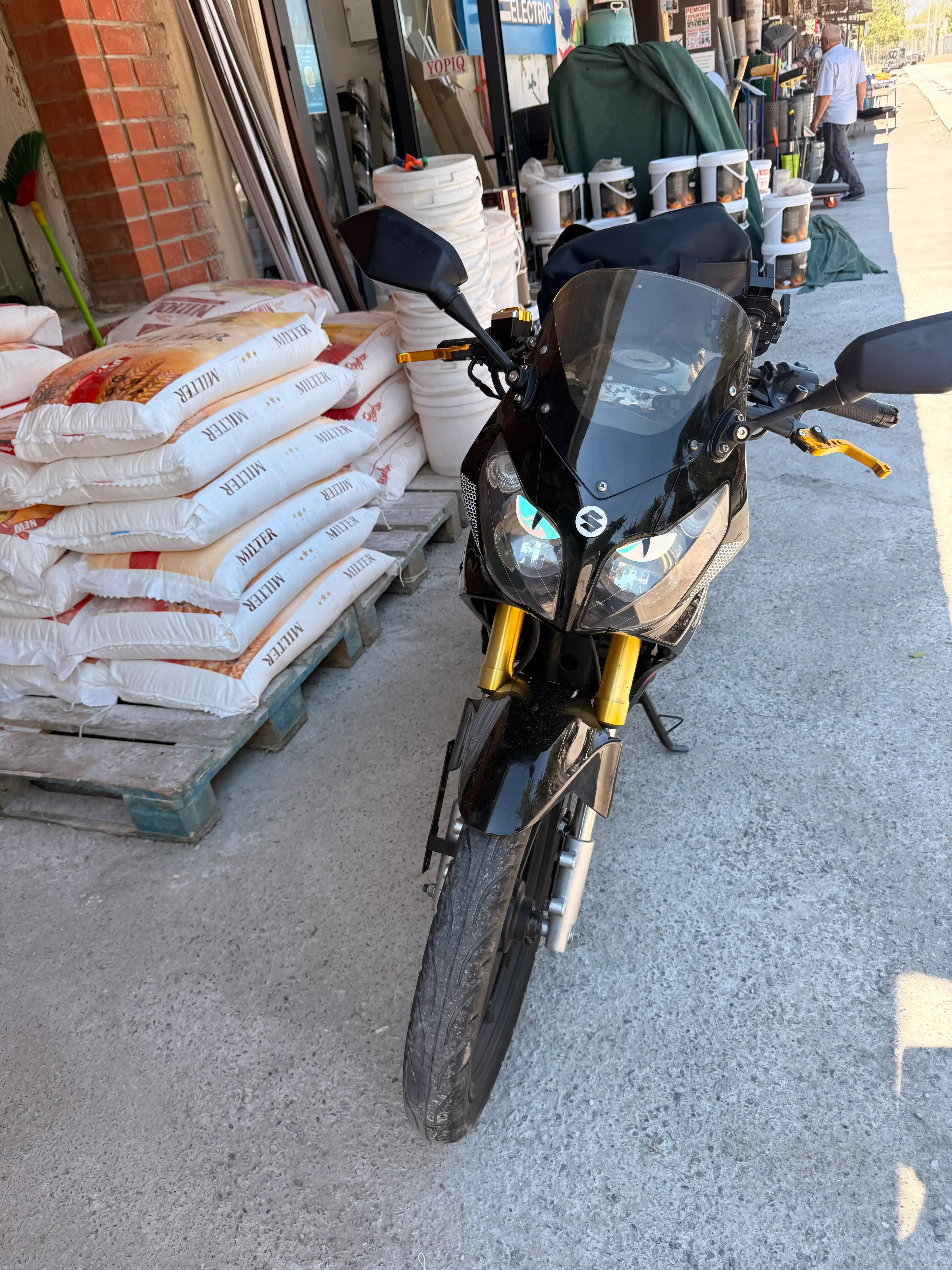 "Don't Touch My Motorbike" наклейка для скутера, мотоцикла, автомобиля