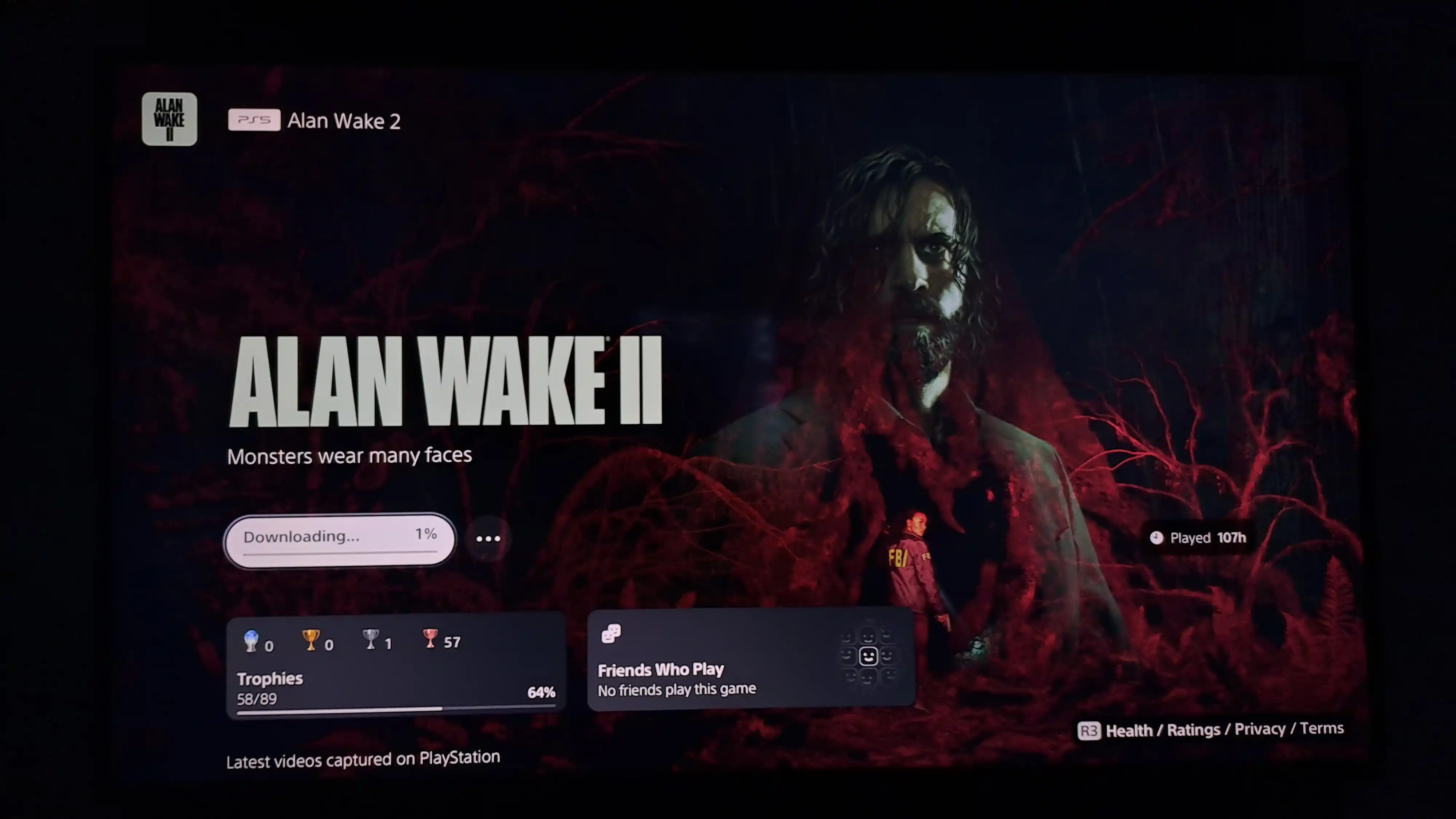 Alan Wake II PS5 Raqamli o'yin