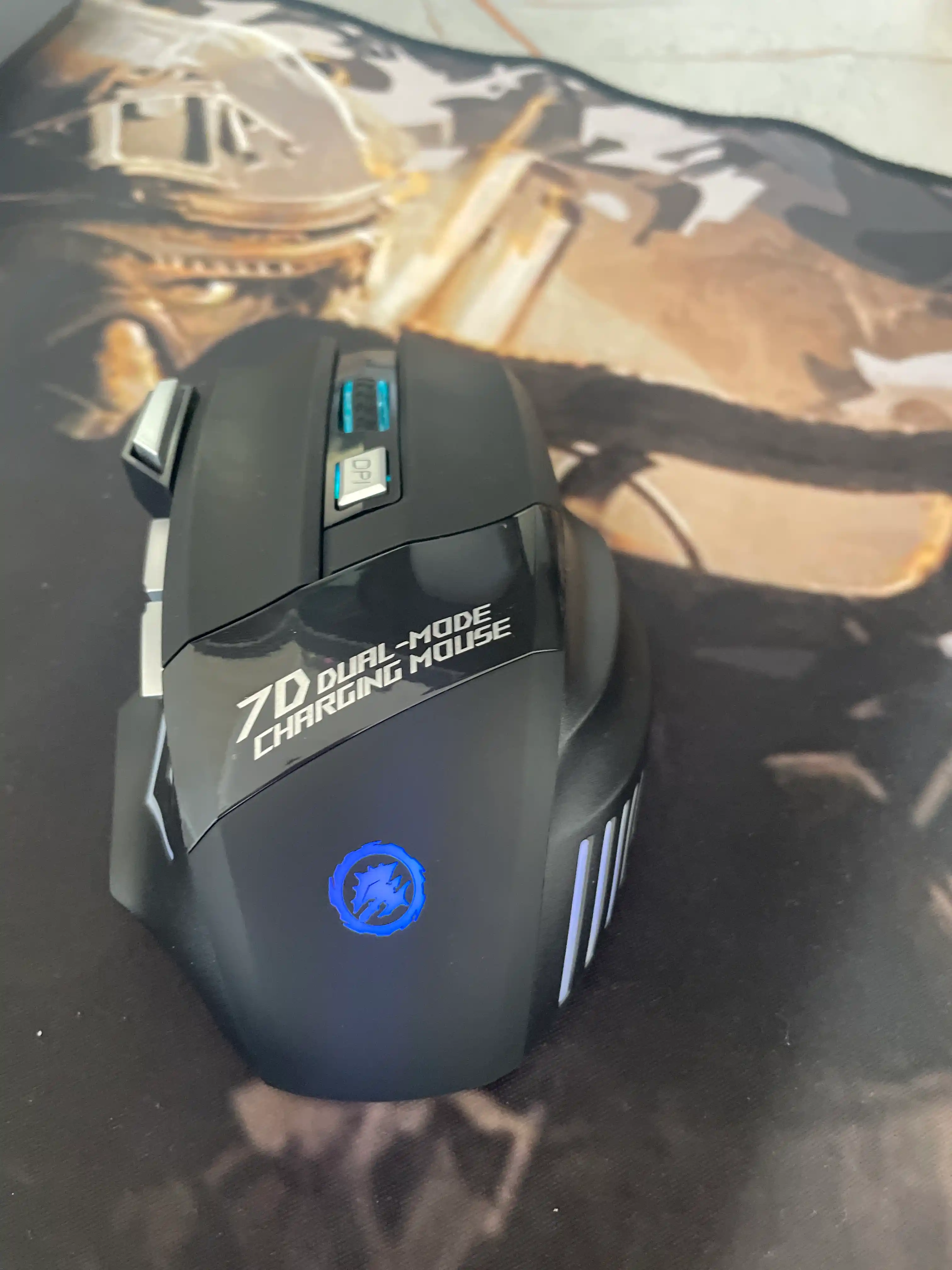 Kompyuter sichqonchasi, simsiz RGB va 2.4 Ghz Bluetooth funksiyali sichqoncha