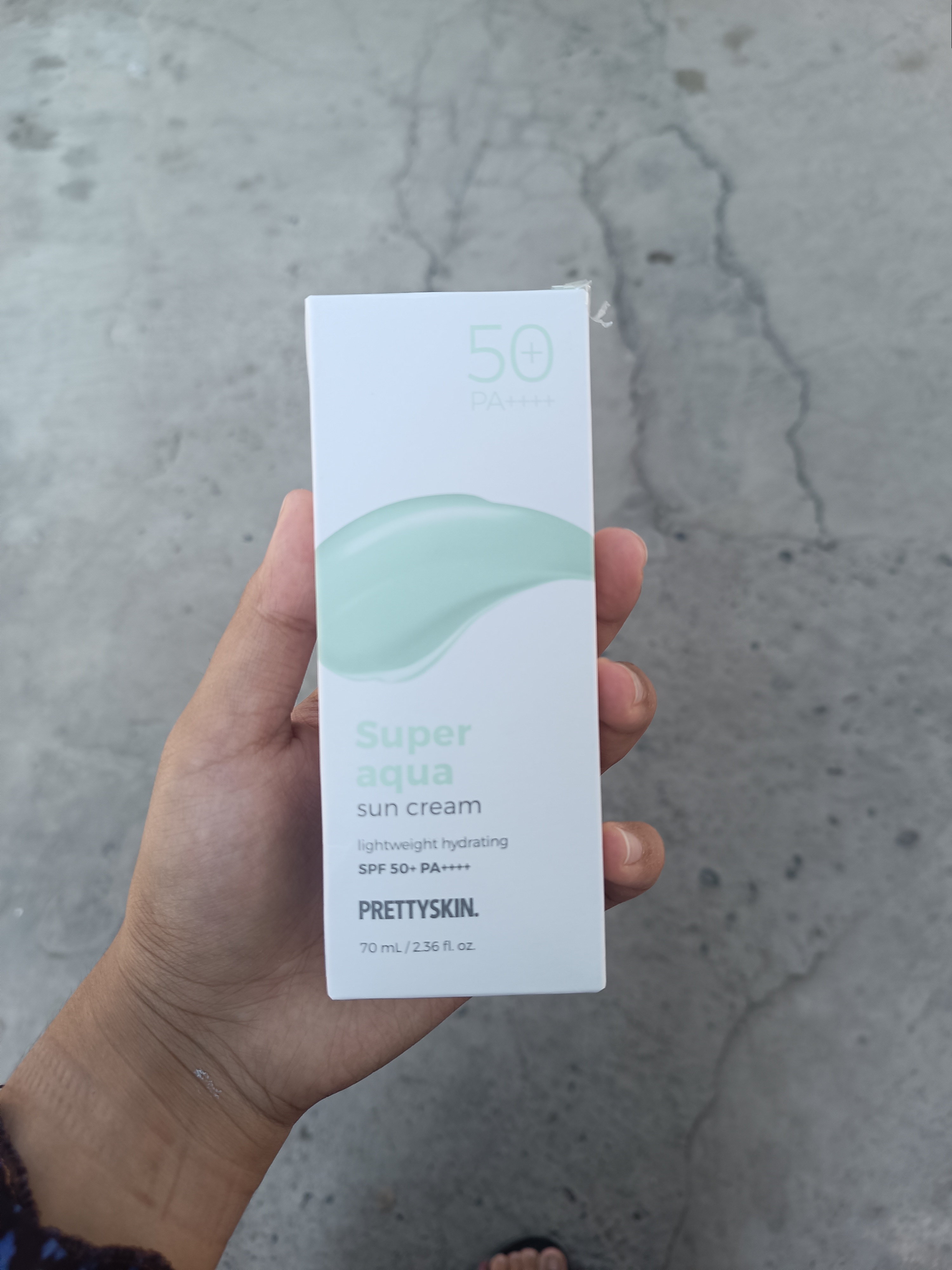 Pretty Skin Yuz uchun namlovchi, quyoshdan himoyalovchi krem SPF50+ PA++++ 4 xil, 70 ml