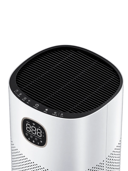 OLANSI A4S / A6 havo tozalagich, HEPA H13, Wi-Fi, UV-C, ionizatsiya, 60 m² gacha