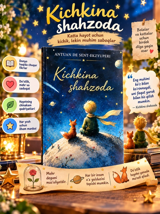 Кичкина шахзода. Антуан де сент Экзюпери - 