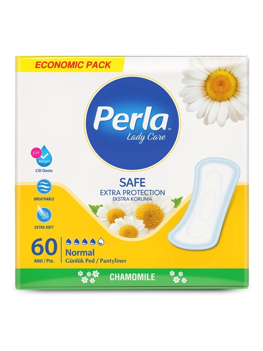 Прокладки ежедневные PERLA SAFE Normal 60 шт - 