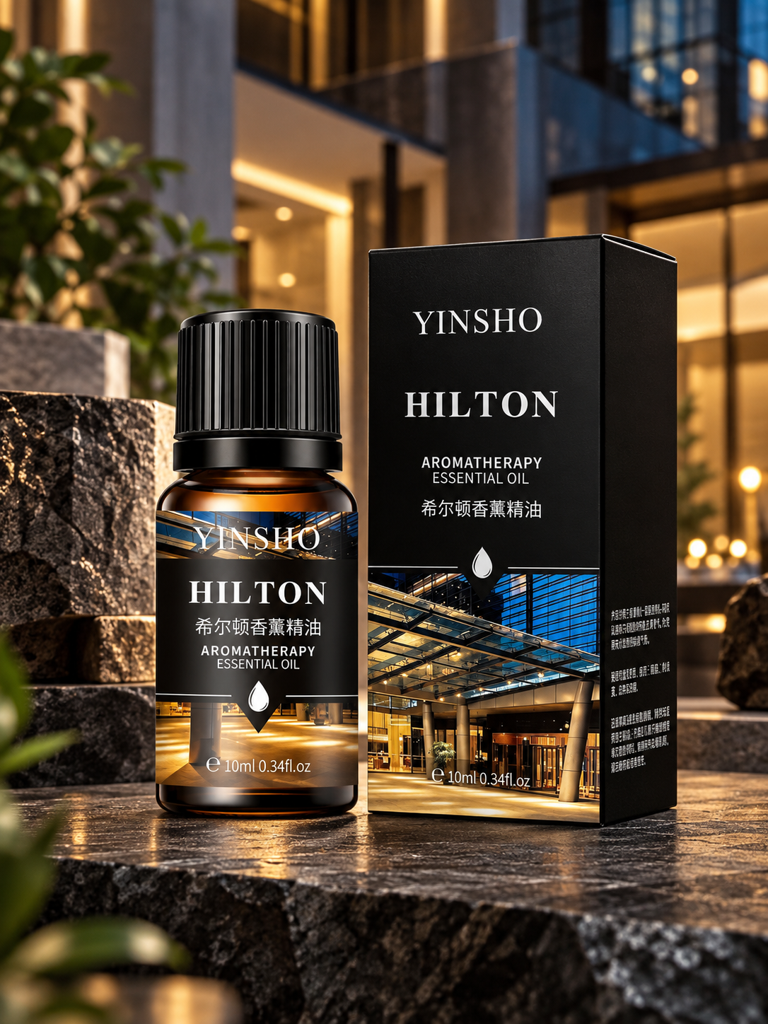 Aromaterapiya uchun efir moyi YINSHO, 10 ml