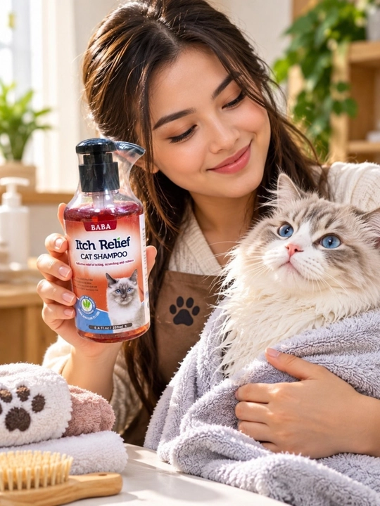 Шампунь для кошек против зуда BABA Itch Relief, 250 мл