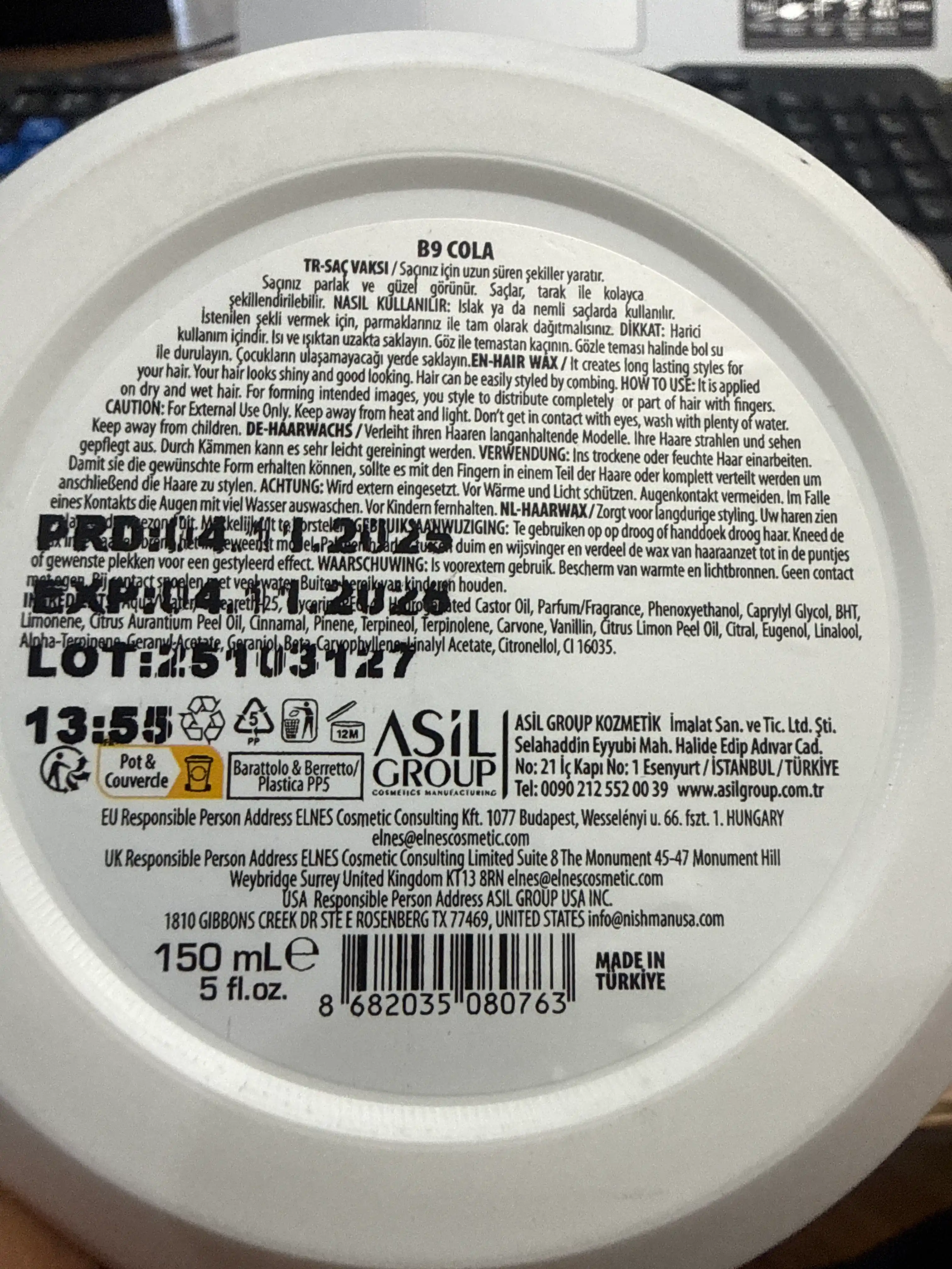 Mumi B6,B7,B9-Mistik Jel dush uchun akva-gel, 150 g